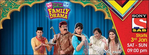 Sab TV launches 'The Great Indian Family Drama' as only weekend property