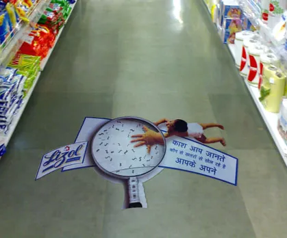 3D floor graphic