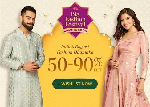 Myntra kickstarts its mega festive campaign ‘India’s Biggest Fashion Dhamaka’, featuring power couple Virat Kohli & Anushka Sharma