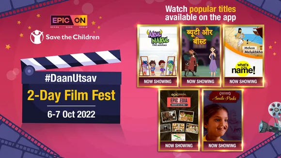 EPIC ON partners with Save the Children for the spirit of giving during #DaanUtsav 