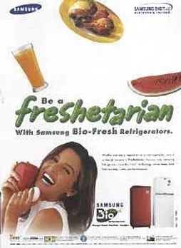 Be a freshetarian with Samsung Bio-Fresh Refrigerators.