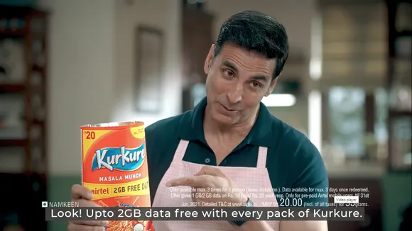 PepsiCo to offer up to 2 GB of Airtel Data with packs of Lay's, Kurkure, Uncle Chipps and Doritos...