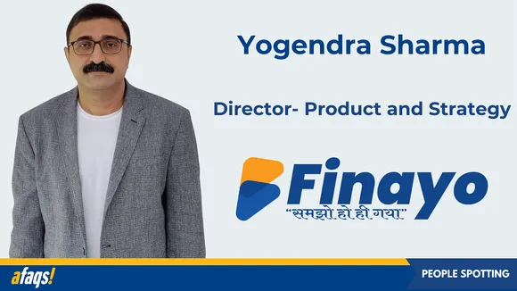 Finayo ropes in Yogendra Sharma as director of product and strategy