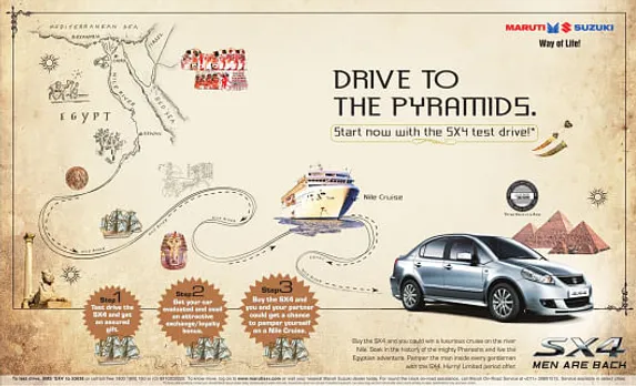 Drive to pyramids