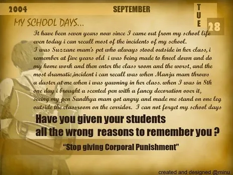 stop giving corporal punishment