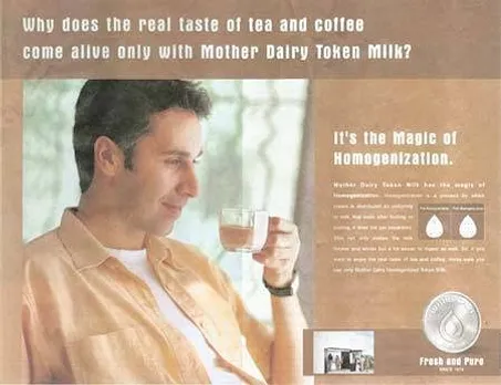 Why does the real taste of tea and coffee come alive only with Mother Dairy Token Milk?