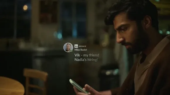 LinkedIn depicts job search with the help of a nearly dead houseplant coming to life again