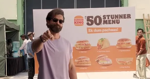 Burger King India onboards an unsuspecting Hrithik Roshan as its brand ambassador