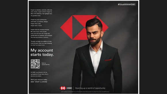 HSBC India's new campaign 'My Account Starts Today' starts with a "clean record"