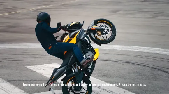 At 18, Pulsar is out with the latest rendition of 'Definitely Male' tagline