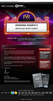 PVR Win Tickets Campaign