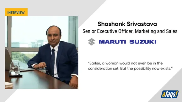 Maruti Suzuki is open to female brand endorsers: Shashank Srivastava