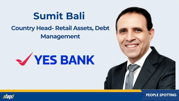 YES BANK appoints Sumit Bali as new country head for retail assets and debt management