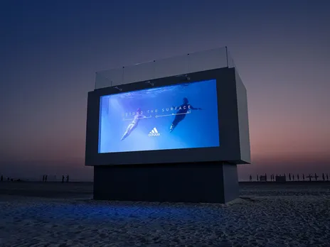You can swim in this Adidas billboard on a Dubai beach, no really