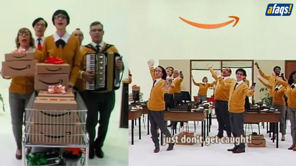 Amazon puts '60s spin on iconic '90s 'Sweatermen' campaign for Cyber Monday