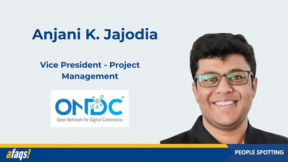 ONDC appoints Anjani K. Jajodia as Vice President- project management