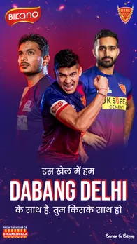 Bikano sponsors Team Dabang Delhi for Pro Kabaddi League Season 9