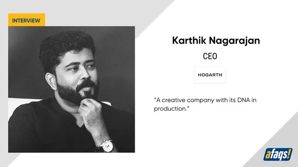 We are medium agnostic about content: Hogarth-WPP's Karthik Nagarajan