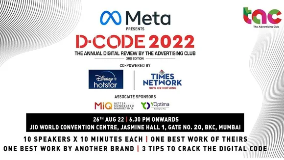 10 industry veterans to crack the D:CODE at the third edition of the Annual Digital Review by The Advertising Club