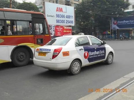 Mega Cabs branding