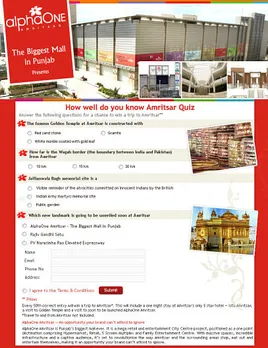 AlphaOne Amritsar Contest Mailer