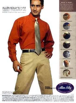 Allen Solly's 7-fit weekly trouser plan