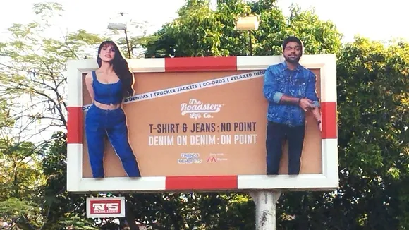 Laqshya Media Group installs OOH campaign for The Roadster Life Co. ft. Jacqueline Fernandez and Zakir Khan