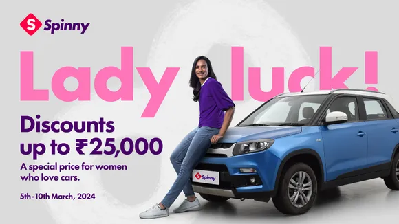 Spinny launches 'Lady Luck' initiative, offering discounts to celebrate International Women's Day