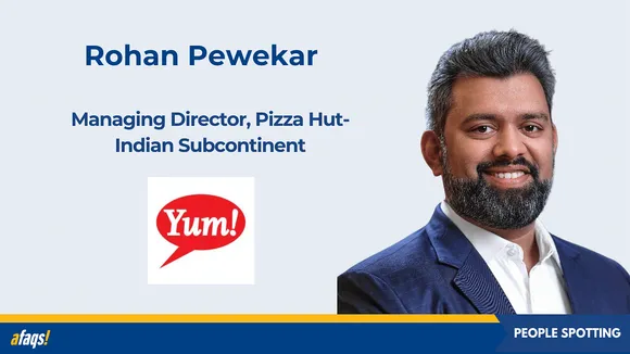 Yum! Brands elevates Rohan Pewekar to MD of Pizza Hut for Indian subcontinent