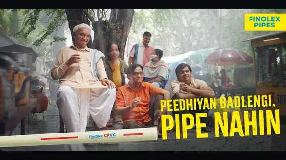 Finolex Pipes unveils 'Peedhiyan Badlengi, Pipe Nahin' campaign 