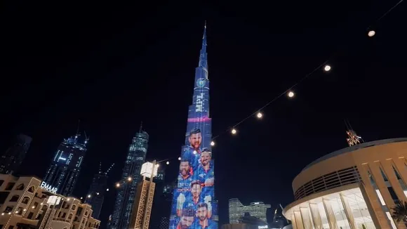 MPL advertises India’s T20 World Cup jersey on the Burj Khalifa