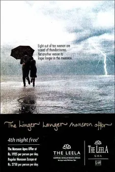 Eight out of ten women are scared of thunderstorms.Yet another reason to linger longer in the monsoon.