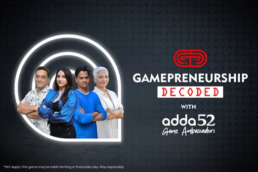 Adda52.com launches an interactive talk series ‘Gamepreneurship Decoded’