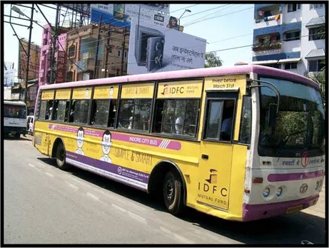Bus advertising