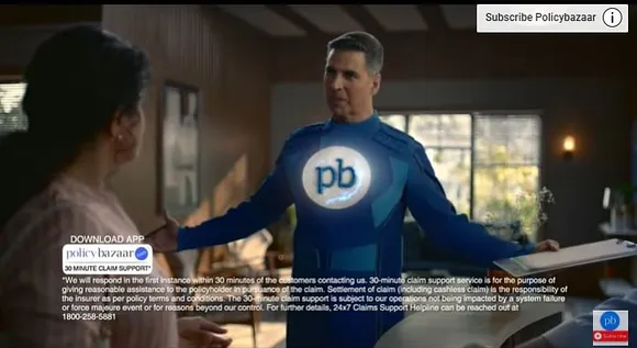 Policybazaar and Akshay Kumar claim to take care of health insurance and hospital formalities in 30 minutes