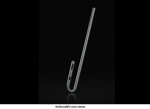 McDonald's re-engineers the milkshake straw