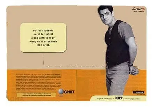 Not all students enrol for iGNIIT along with college. Many do it after their MCA or BE.