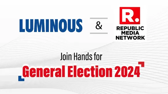 Luminous Power Technologies partners with Republic Media Network for election studio branding