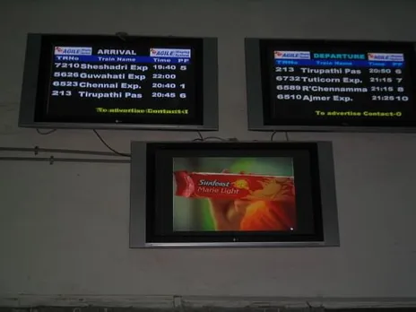 Sunfeast Advt at Bangalore Railway Station