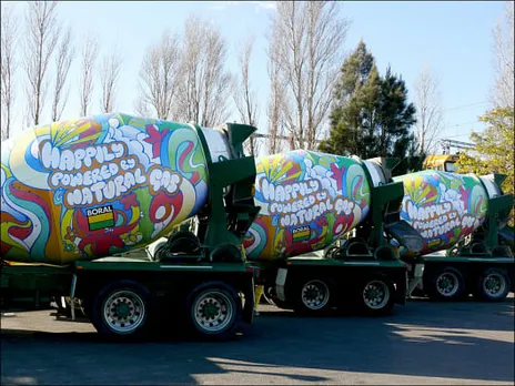 Hippie cement truck