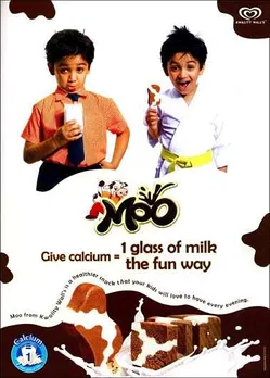 Give calcium = 1 glass of milk the fun way.