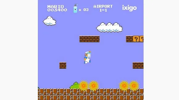 ixigo's new ad features Mario-theme video on taking a flight