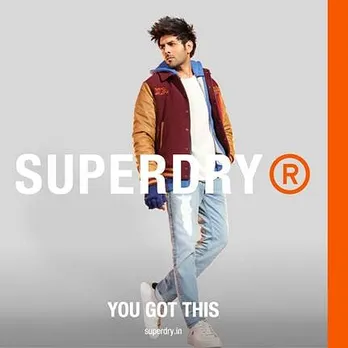 Superdry partners with Bollywood Superstar, Kartik Aaryan, as first Brand Ambassador for India