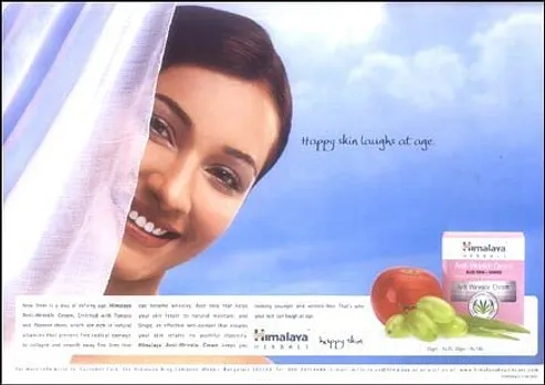 Happy skin laughs at age.