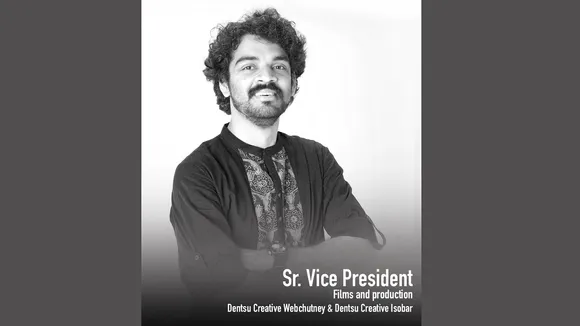 Taj Ali Naqvi elevated to SR VP– films and productions at Dentsu Creative Webchutney and Dentsu Creative Isobar