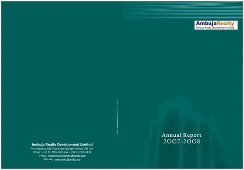 Annual Report  Cover 