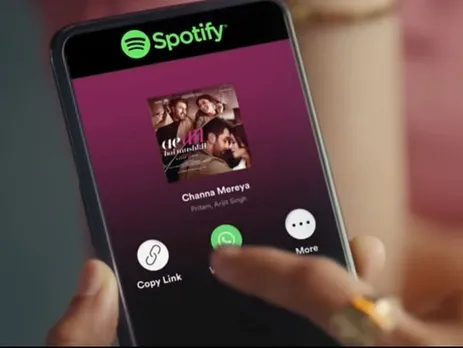 Share it on WhatsApp says Spotify’s new spots