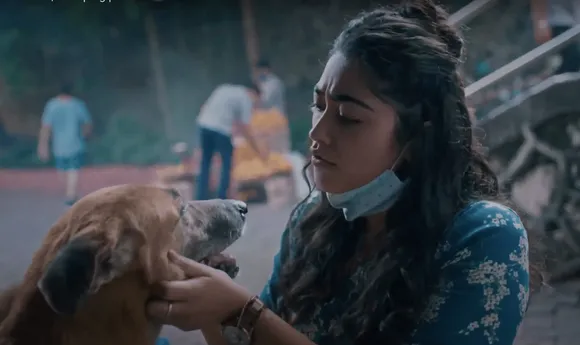 Bumble's new ad features a 'helping paw' uniting a potential couple