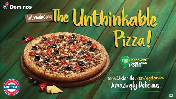 Domino’s introduces ‘The Unthinkable Pizza' that is 100% chicken-like but 100 per cent vegetarian
