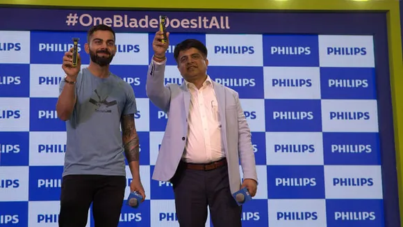 Virat Kohli launches Philips OneBlade